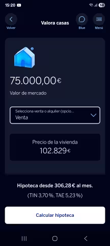 BBVA valor de l'inmoble